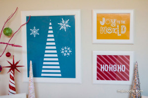 Bright & Colorful Christmas Printables - Makoodle